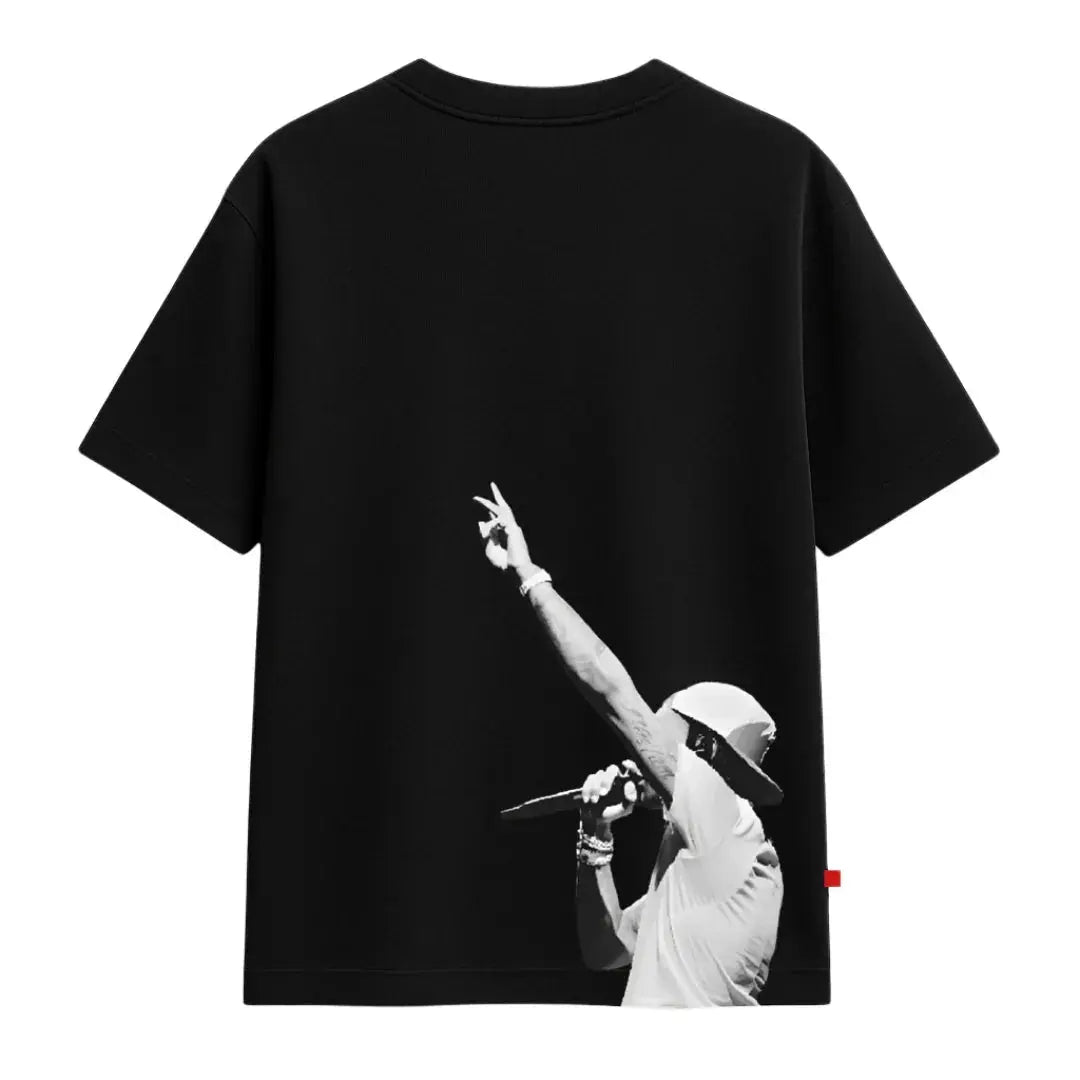 BABY CAMISETA OVERSIZE NEGRO NEA