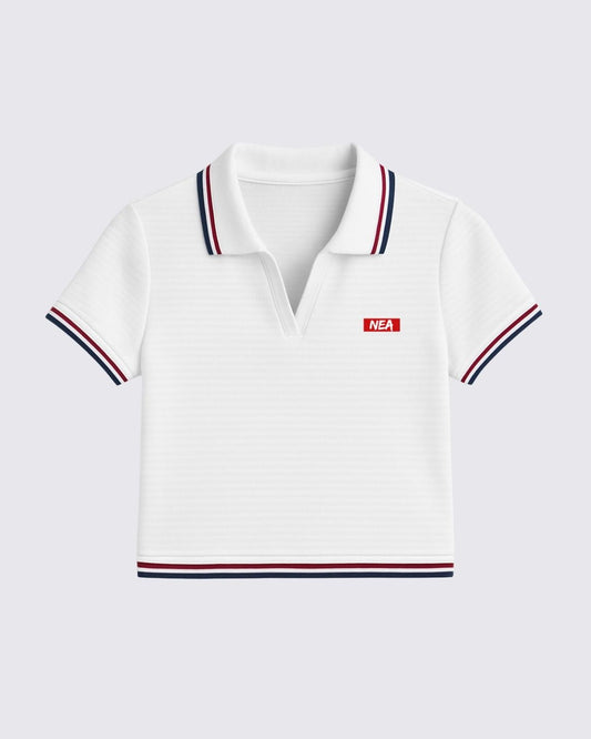 CLAIRE CROP TOP MARFIL NEA