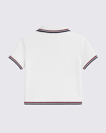 CLAIRE CROP TOP MARFIL NEA