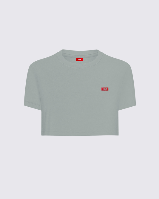 CROP TOP ACTIVISM SILVER NEA