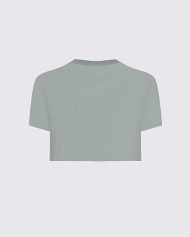 CROP TOP ACTIVISM SILVER NEA