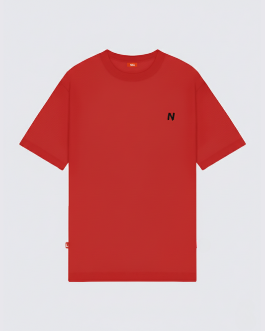 CAMISETA REGULAR HOMBRE OVERVIEW ROJO NEA