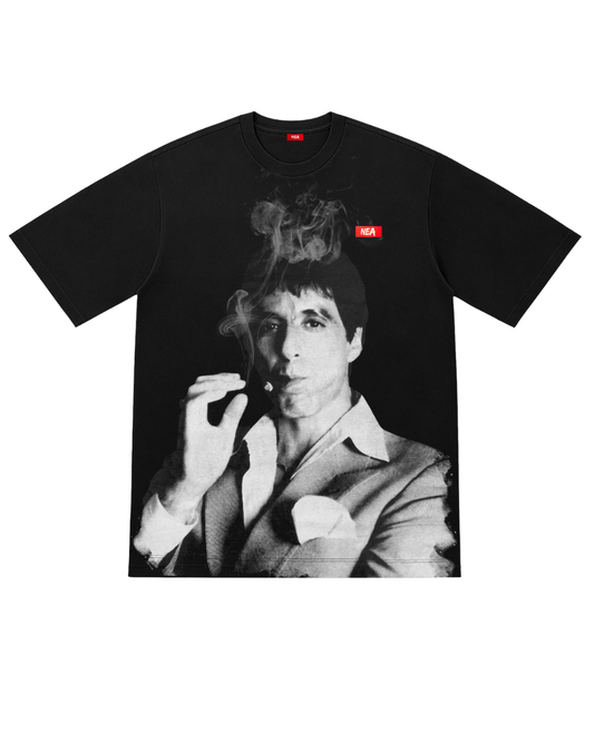 CAMISETA OVERSIZE MASCULINO PURO NEGRO