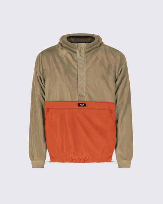 POL CHAQUETA CAMEL-NARANJA NEA