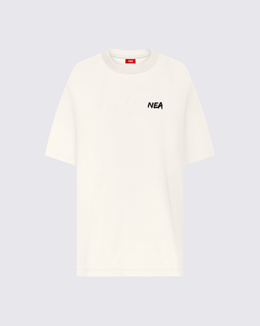 CAMISETA OVERSIZE EAN MARFIL NEA