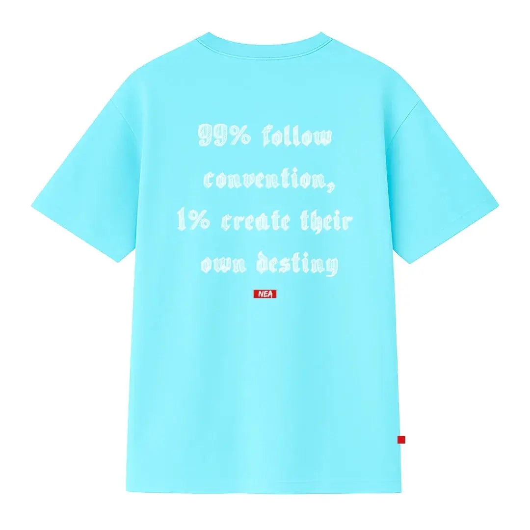 FLEX CAMISETA OVERSIZE AZUL NEA