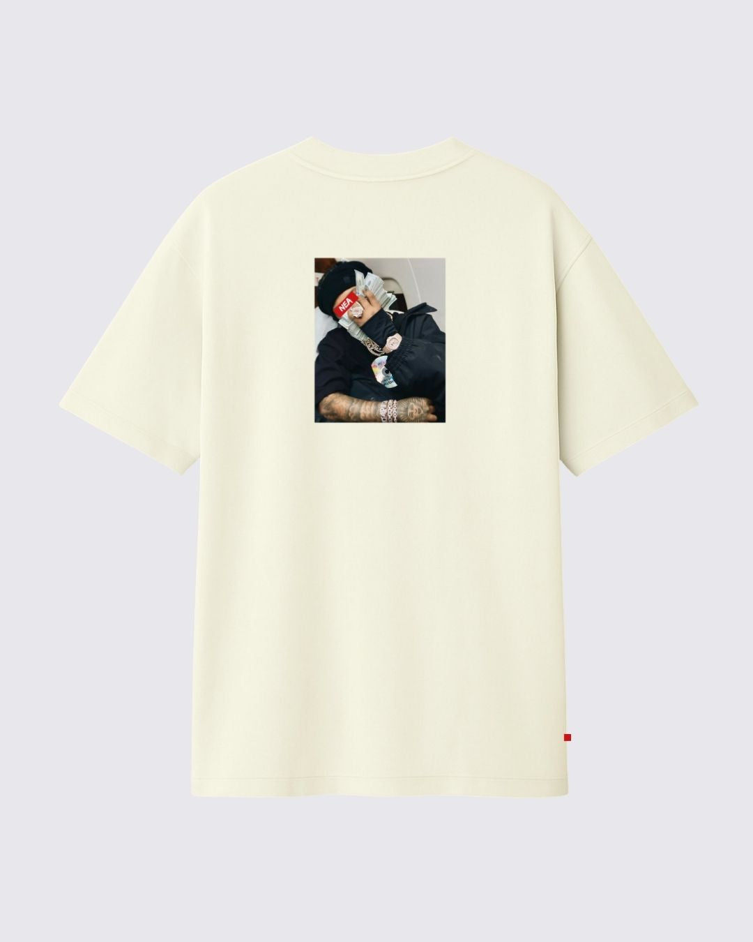 FLOW CAMISETA OVERSIZE MARFIL NEA