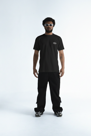 CAMISETA REGULAR HOMBRE RISE NEGRO