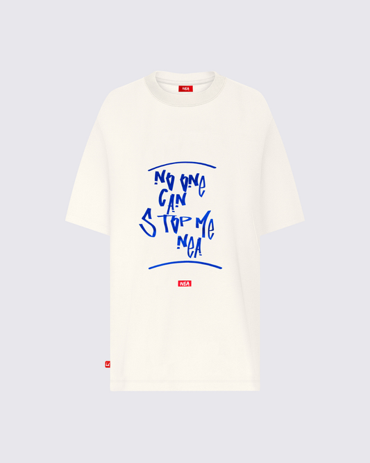 CAMISETA OVERSIZE NOSTOP MARFIL NEA