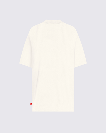 CAMISETA OVERSIZE NOSTOP MARFIL NEA