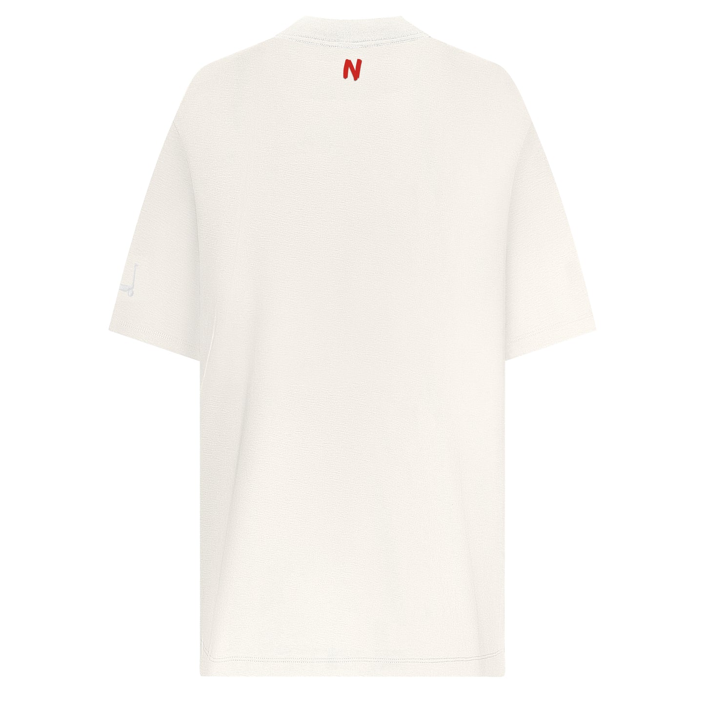 TAURIN CAMISETA OVERSIZE MARFIL