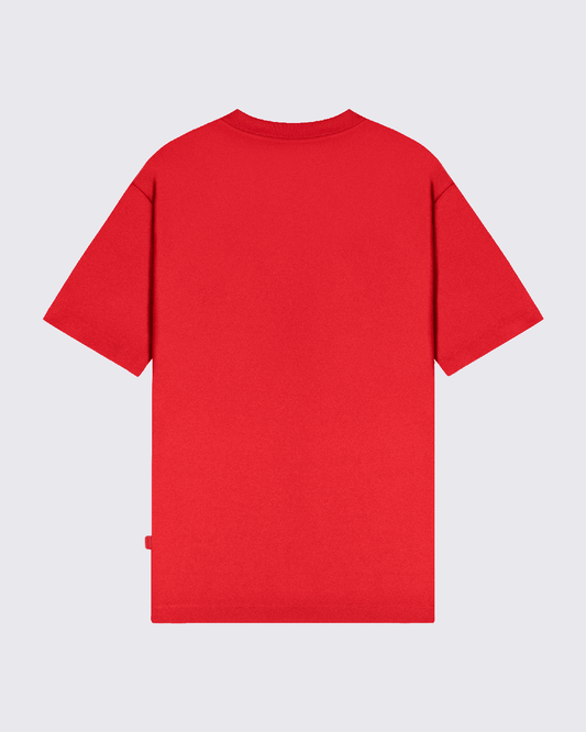 CAMISETA OVERSIZE TRAP ROJO NEA