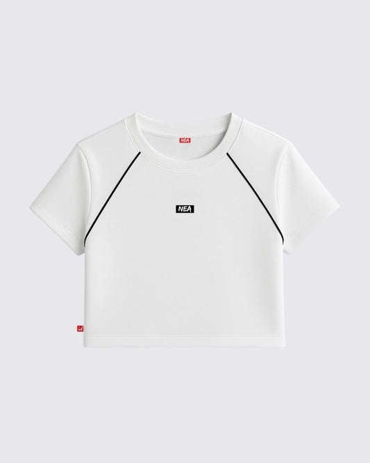 WOOLF CROP TOP MARFIL NEA