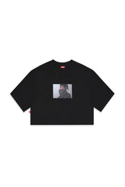 CROP TOP KYLIE NEA - NEGRO