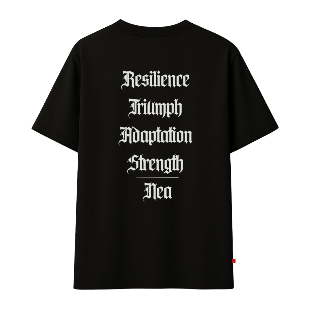 MOSS CAMISETA OVERSIZE NEGRO