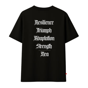 MOSS CAMISETA OVERSIZE NEGRO