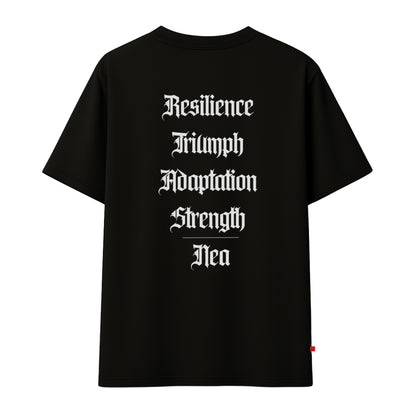 MOSS CAMISETA OVERSIZE NEGRO