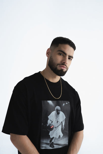 CAMISETA OVERSIZE BERGOGLIO NEGRO NEA