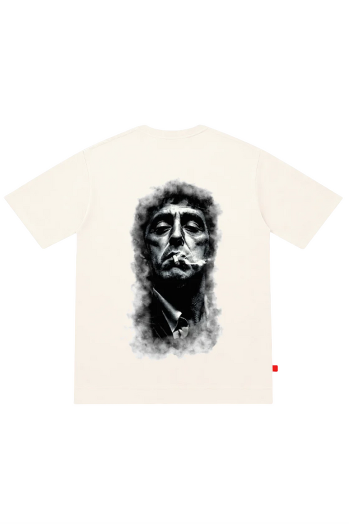CAMISETA OVERSIZE MASCULINO SCAR MARFIL