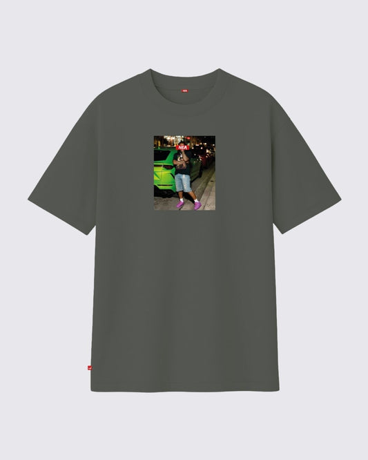 BEATS CAMISETA OVERSIZE GRIS NEA