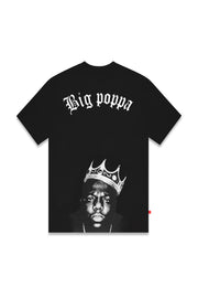 CAMISETA OVERSIZE BIG POPPA - NEGRO