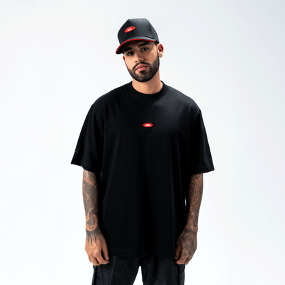 LAN CAMISETA OVERSIZE NEGRO