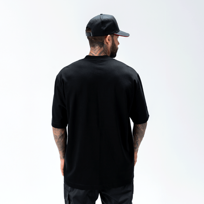 LAN CAMISETA OVERSIZE NEGRO