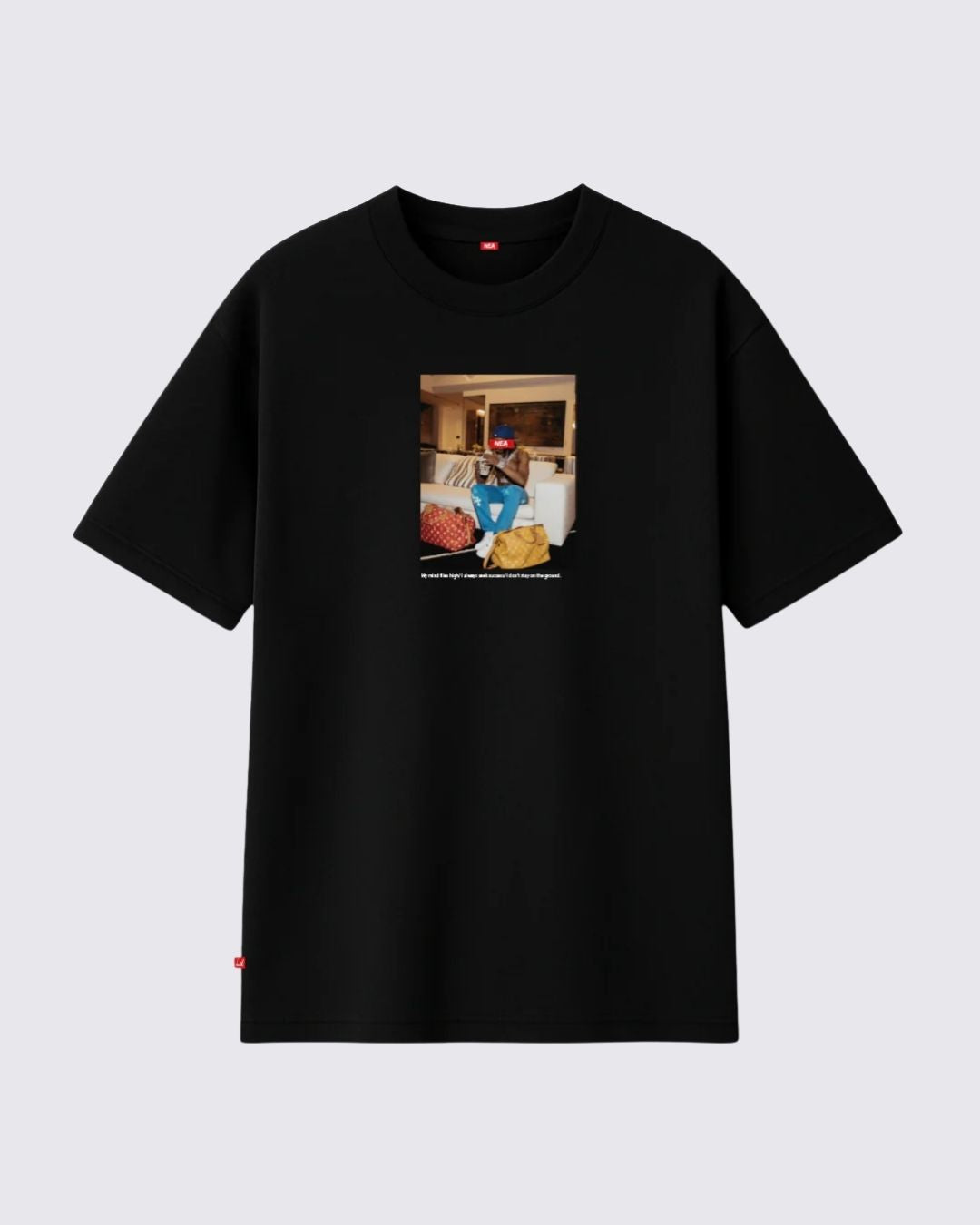 DIAMOND CAMISETA OVERSIZE NEGRA NEA