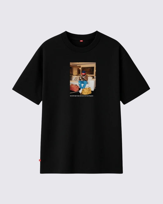 DIAMOND CAMISETA OVERSIZE NEGRA NEA