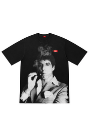 CAMISETA OVERSIZE MASCULINO PURO NEGRO - NEGRO