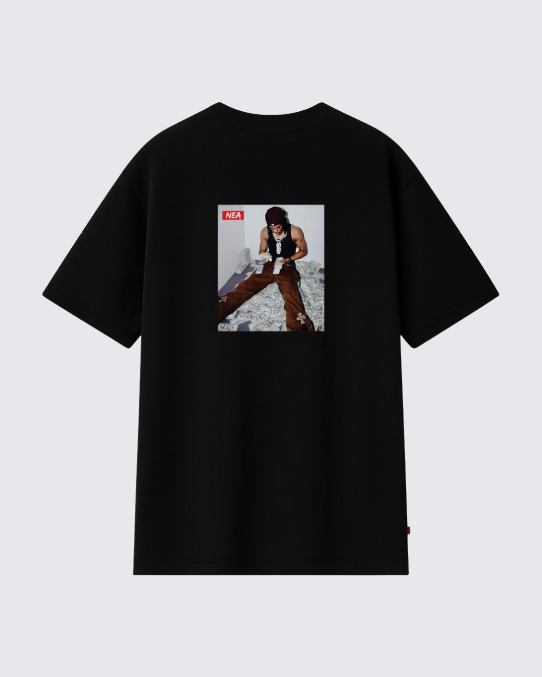 WAYNE CAMISETA OVERSIZE NEGRO NEA