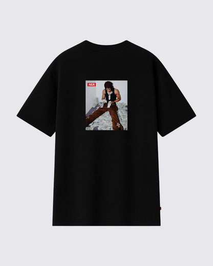 WAYNE CAMISETA OVERSIZE NEGRO NEA