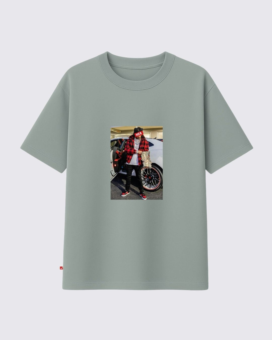 CAR CAMISETA OVERSIZE SALVIA NEA