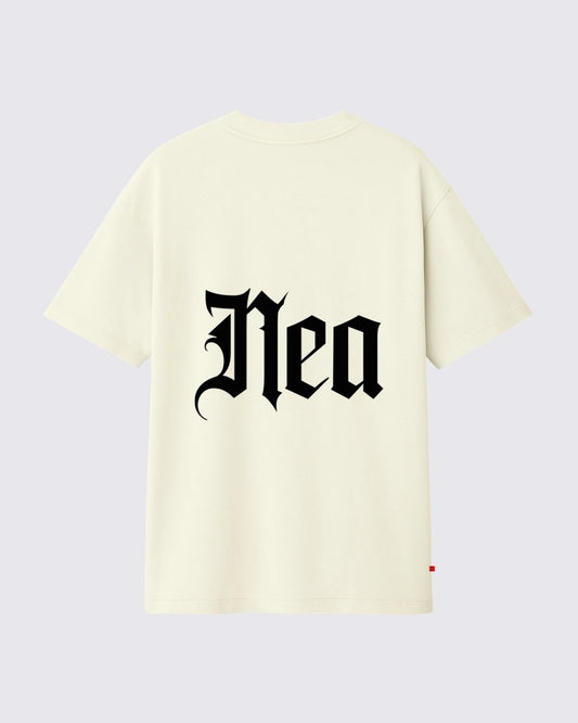 CHARLES CAMISETA OVERSIZE MARFIL NEA