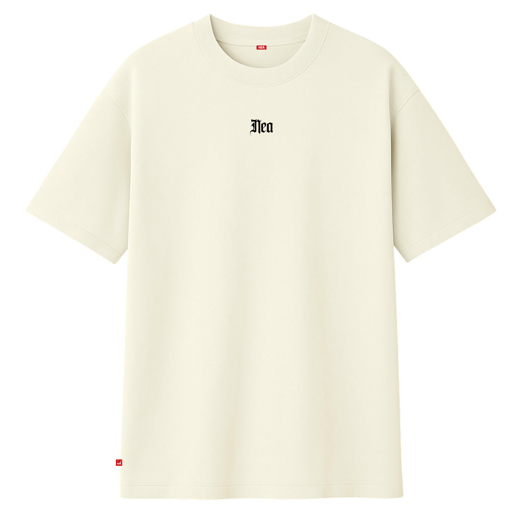 CHARLES CAMISETA OVERSIZE MARFIL
