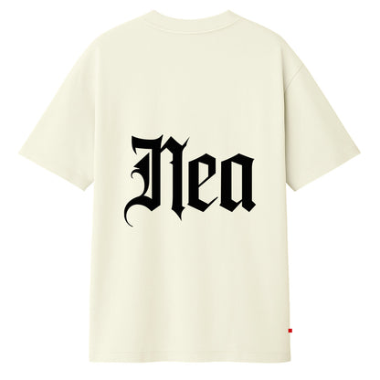 CHARLES CAMISETA OVERSIZE MARFIL