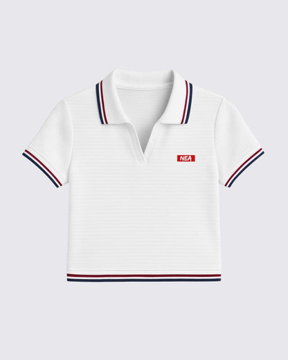 CLAIRE CROP TOP MARFIL NEA