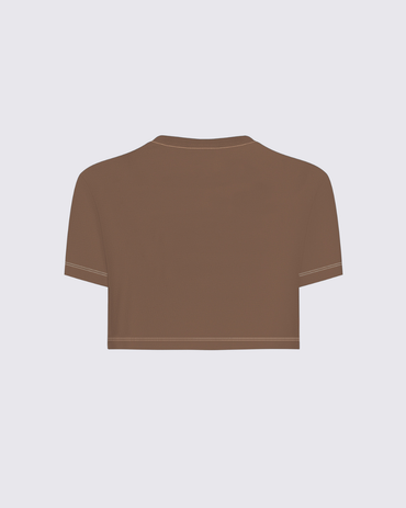 CROP TOP ETHOS TAUPE NEA