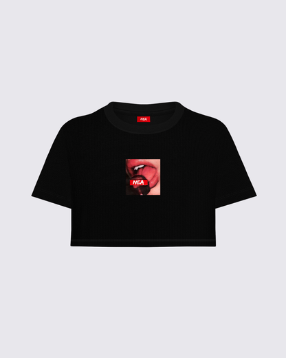 CROP TOP ETHOS NEGRO NEA