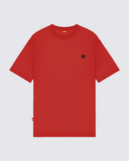 CAMISETA REGULAR HOMBRE OVERVIEW ROJO NEA