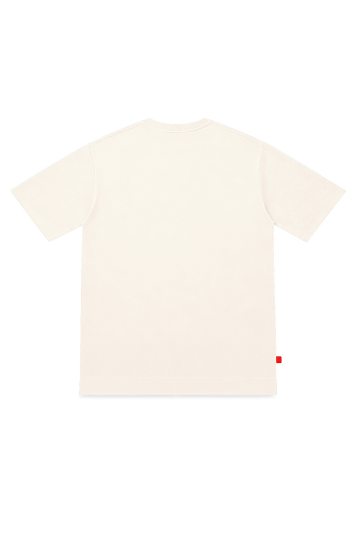 CAMISETA REGULAR HOMBRE HONEST MARFIL