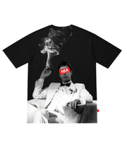 CAMISETA OVERSIZE MASCULINO SCARFACE NEGRO