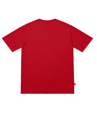 CAMISETA OVERSIZE MASCULINO NEXO ROJO