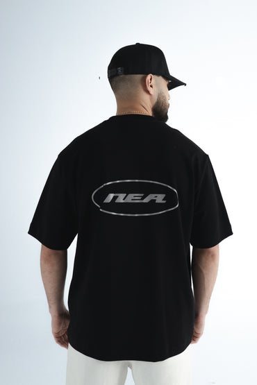 CAMISETA OVERSIZE CREW NEGRO