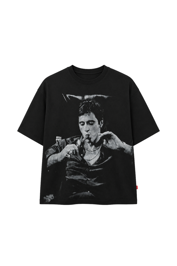 CAMISETA OVERSIZE CUBANO NEGRO NEA
