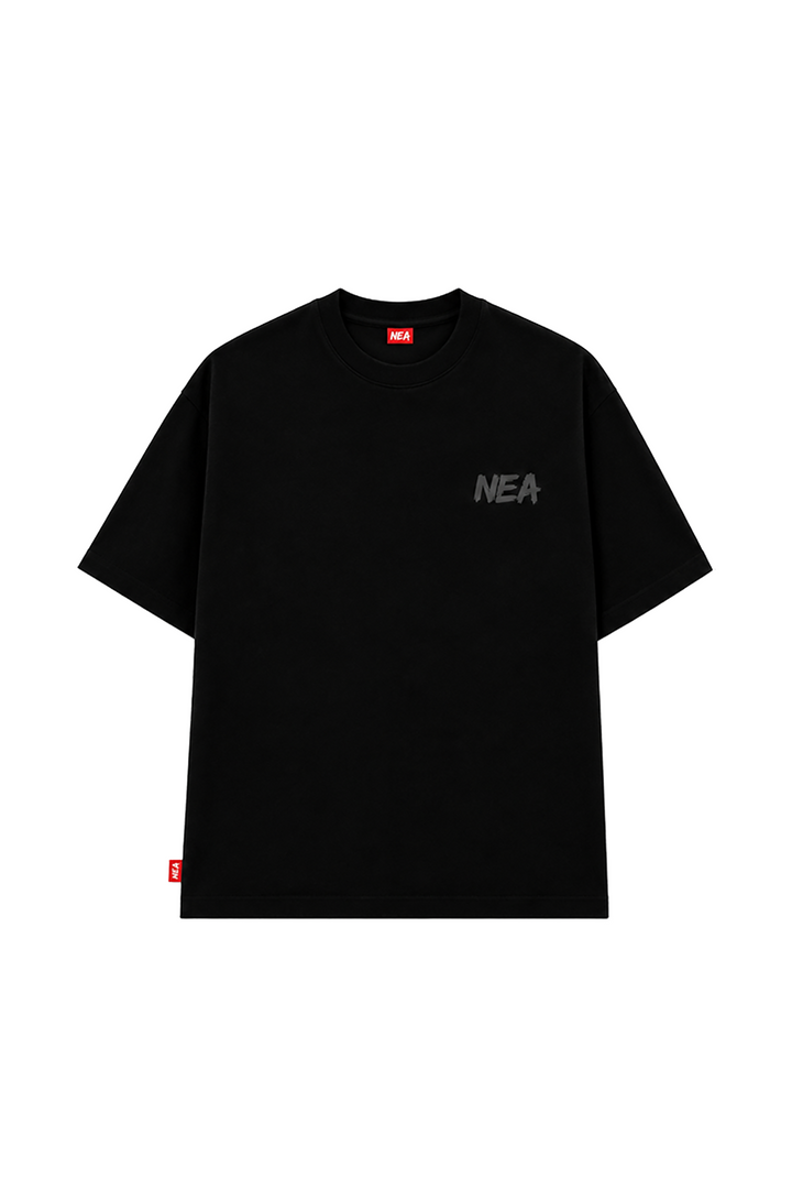 CAMISETA OVERSIZE CUBANO NEGRO NEA