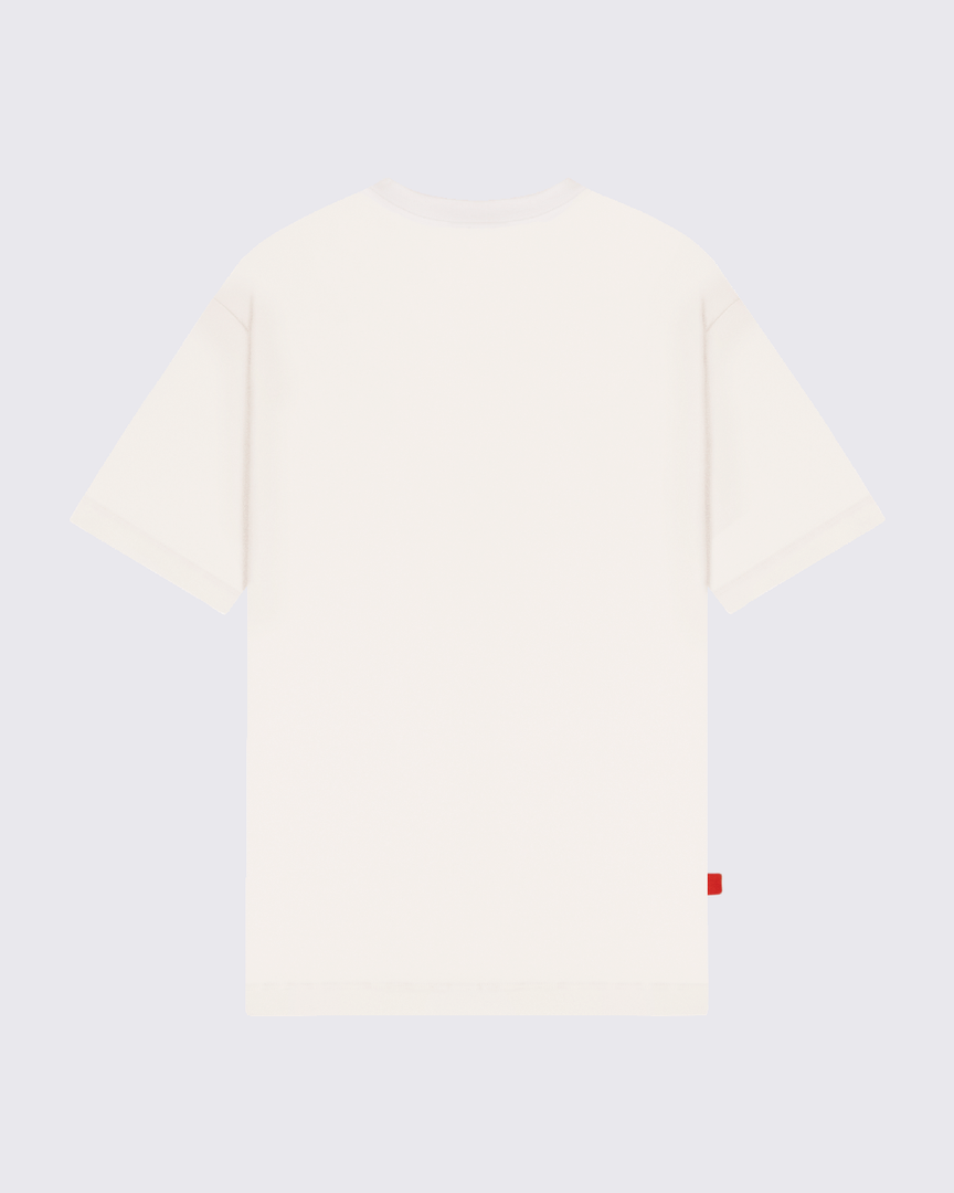 CAMISETA OVERSIZE DAILY  MARFIL