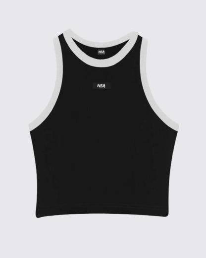 EMMA CROPTOP NEGRO PARA MUJER NEA