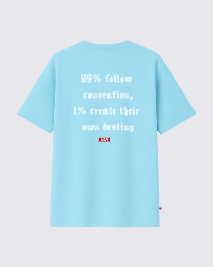 FLEX CAMISETA OVERSIZE AZUL NEA