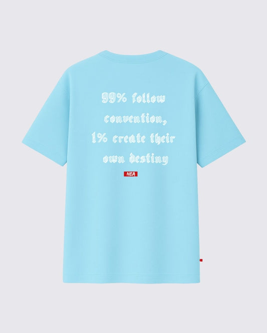 FLEX CAMISETA OVERSIZE AZUL NEA